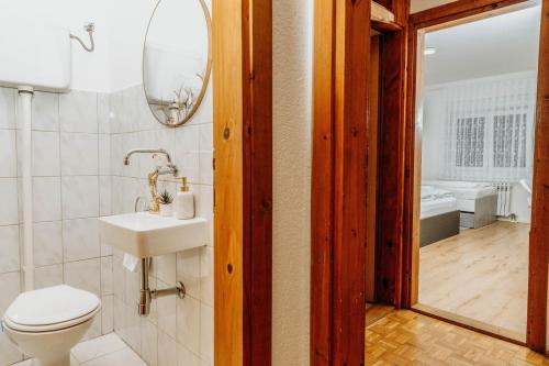 Koupelna v ubytování Apartman Tihana