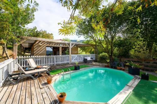 Lodge milieu - Piscine privée Terrasse -