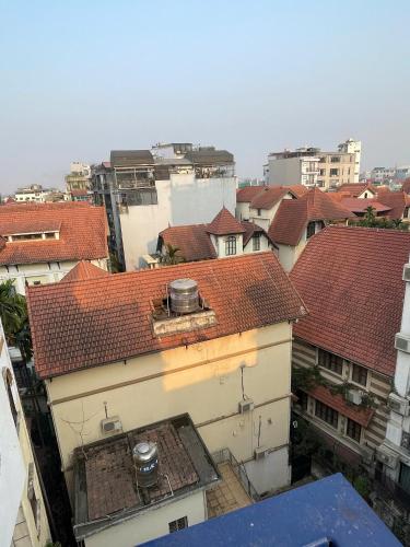 Ein allgemeiner Blick auf Hanoi oder ein Stadtblick von der Ferienwohnung aus