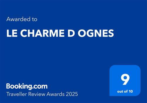 a screenshot of the le channel d oases webpage at LE CHARME D OGNES in Ognes