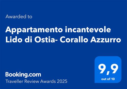 une capture d’écran du logo apacheento incognito dans l'établissement Appartamento incantevole Lido di Ostia- Corallo Azzurro, à Lido di Ostia