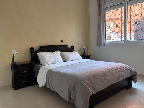 Cama o camas de una habitación en Rosée Atlantique