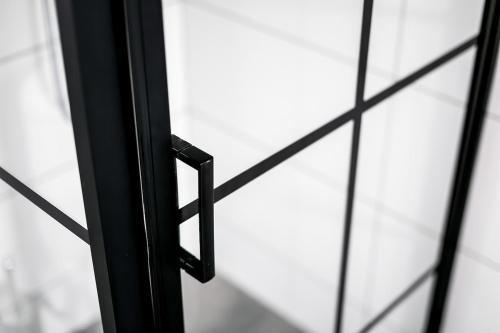 a close up of a window with a black frame at 2x Lake House's-Hot Tub-Stunning View-Private Pier in Smidö