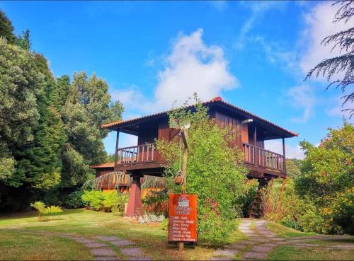 Zahrada ubytování Nature Cabins - Santo da Serra