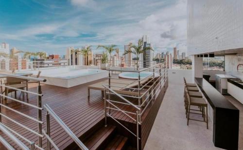 Bazén v ubytování Manaira Apart-Hotel Confort nebo v jeho okolí