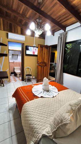 Katil atau katil-katil dalam bilik di Hotel Arte Natura