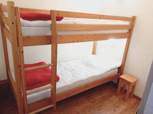 Postel nebo postele na pokoji v ubytování Apartment for 6 people in Val Cenis