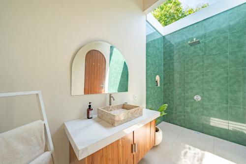 Koupelna v ubytování Villa Mahadevi