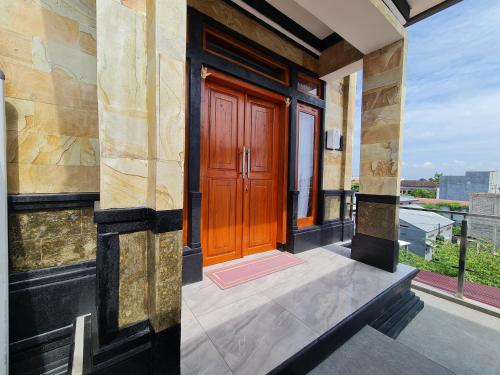 Un balcón o terraza en Shin In Bali