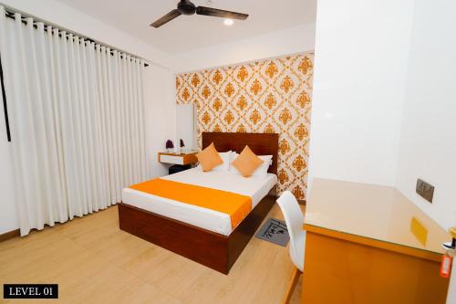 Katil atau katil-katil dalam bilik di Don Residencies & Apartments Dehiwala - Mount Lavinia