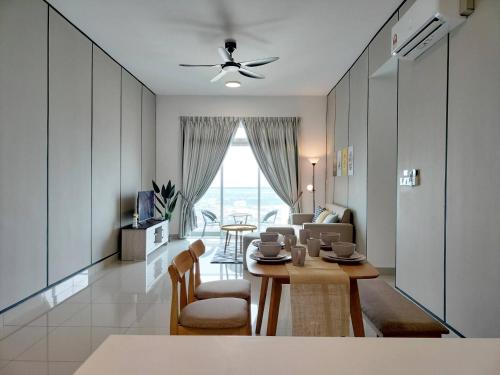 Posezení v ubytování Twin Galaxy Residence Johor Bahru