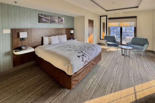 Postel nebo postele na pokoji v ubytování Sleep Inn Oakbrook Terrace - Chicago