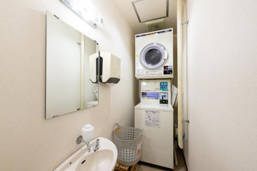Koupelna v ubytování Hotel Matsumoto Yorozuya