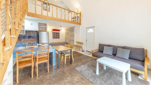 Dapur atau dapur kecil di Gapyeong Monami spa pension