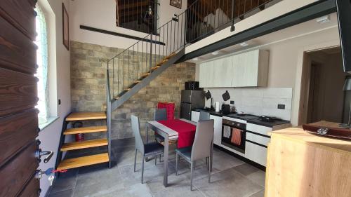 Kuchyň nebo kuchyňský kout v ubytování Casa Monforte