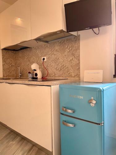 Η κουζίνα ή μικρή κουζίνα στο Stylish Studio in Old Town
