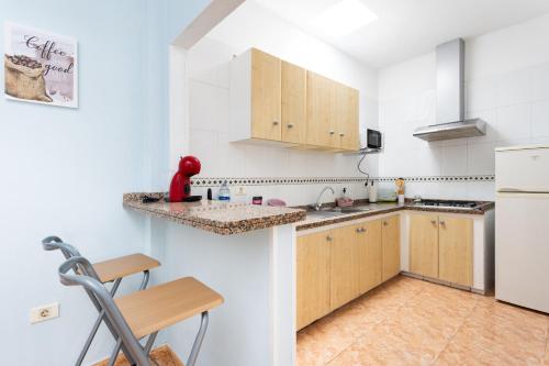 Cucina o angolo cottura di Apartamento La Arena Rosa
