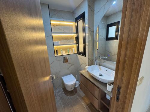 Koupelna v ubytování Jawhra2