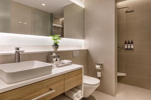 Koupelna v ubytování Hyatt Centric Soalteemode Kathmandu