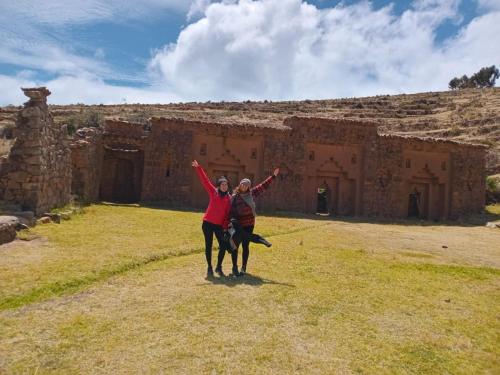 Tetamu yang menginap di Ecolodge Inca Uma