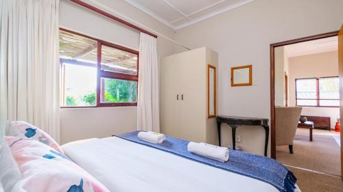 Ένα ή περισσότερα κρεβάτια σε δωμάτιο στο Hildesheim Guest Lodge