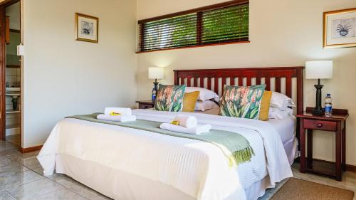 Ένα ή περισσότερα κρεβάτια σε δωμάτιο στο Hildesheim Guest Lodge