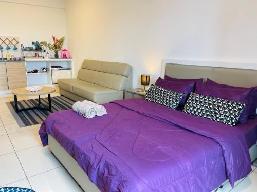 Katil atau katil-katil dalam bilik di Evo Soho Suites Bangi with by Star