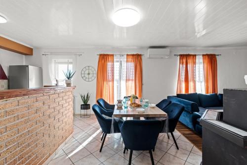 Χώρος καθιστικού στο Sea View apartments with shared Pool