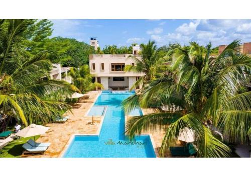 a view of the pool at villa margarita at Villa Mandhari - Diani Beach in Diani Beach