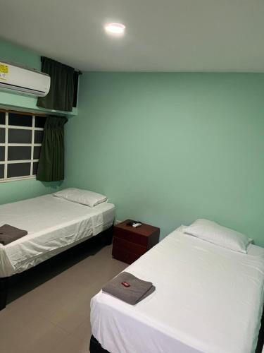 Кровать или кровати в номере Frente al mar, Boca grande APT1105