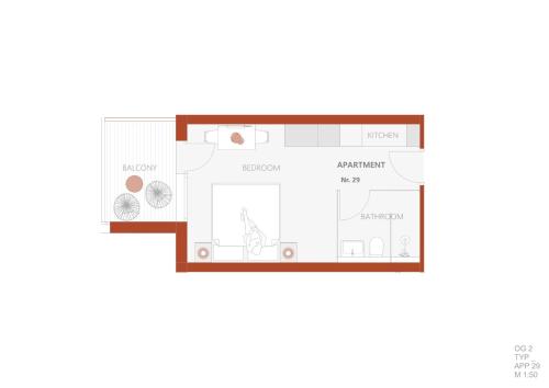 a floor plan of a building at Lebe`schlitters - Das Ferienapartmenthaus im Zillertal in Schlitters