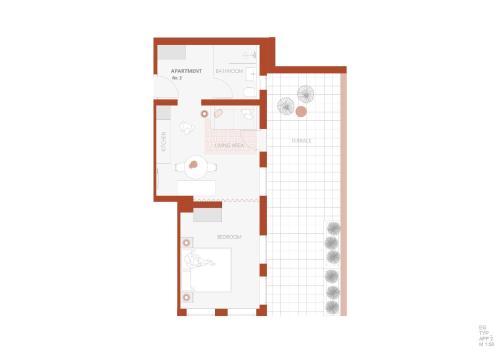 a proposed floor plan of a house at Lebe`schlitters - Das Ferienapartmenthaus im Zillertal in Schlitters