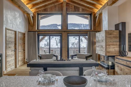 Posezení v ubytování Chalet Alpestre