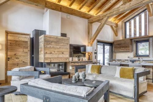 Posezení v ubytování Chalet Alpestre