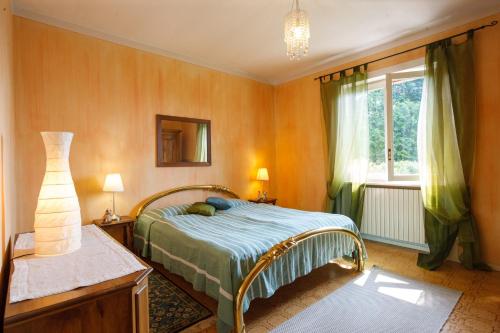Postel nebo postele na pokoji v ubytování Casa alla Traversa
