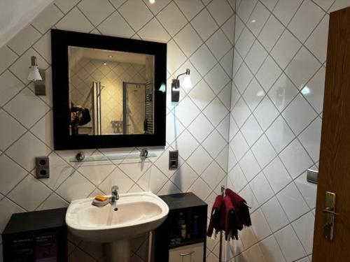 Un baño de Ferienhaus Willenborg