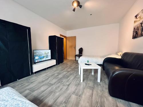 Televisyen dan/atau pusat hiburan di City Apartment Rheine Zentral & Kliniknah