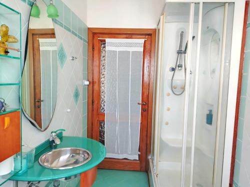 Koupelna v ubytování B&B Corallo