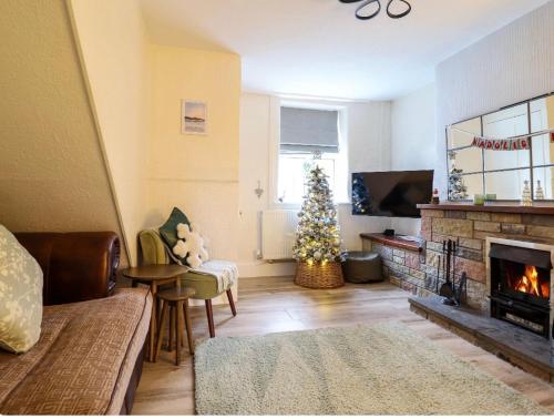 Χώρος καθιστικού στο Golygfa'r Orsaf Snowdonia national park, Bala lake