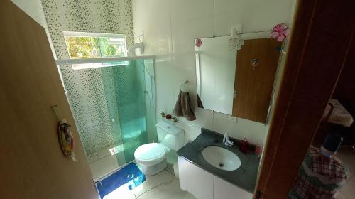 Phòng tắm tại Morada Ipê Amarelo