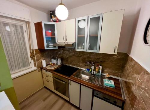 Kuchyň nebo kuchyňský kout v ubytování StudioApartman-DANICA