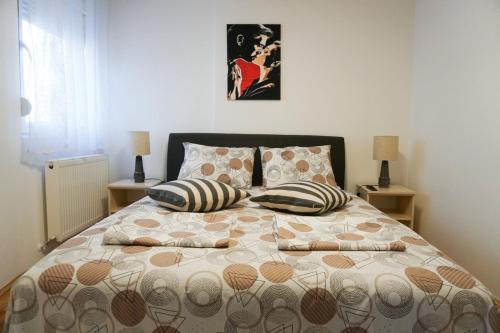 Postel nebo postele na pokoji v ubytování Apartman Dunja i Petar