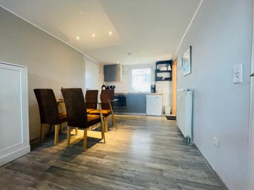 Kuchyň nebo kuchyňský kout v ubytování Ferienwohnung Familie Kluge