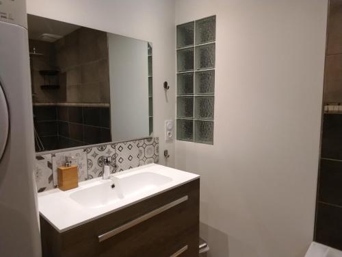 Koupelna v ubytování Loft entier de la Cancette