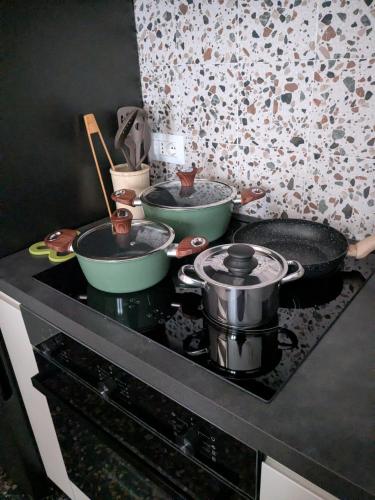 Köök või kööginurk majutusasutuses Saliscendi in centro