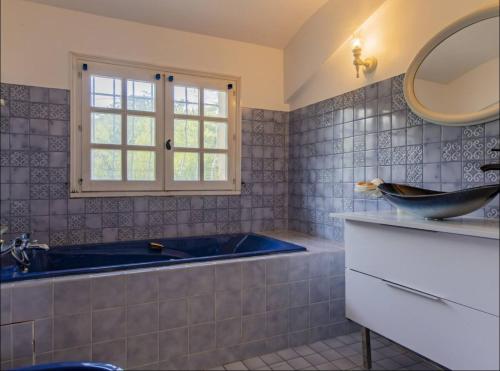 Koupelna v ubytování La Bastide de la Nîmes