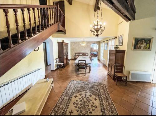 Postel nebo postele na pokoji v ubytování La Bastide de la Nîmes