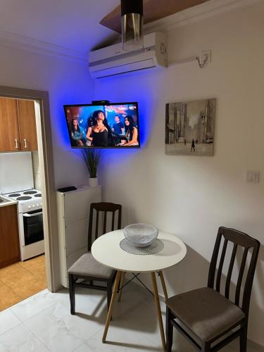 Kuchyň nebo kuchyňský kout v ubytování Apartment JANJA
