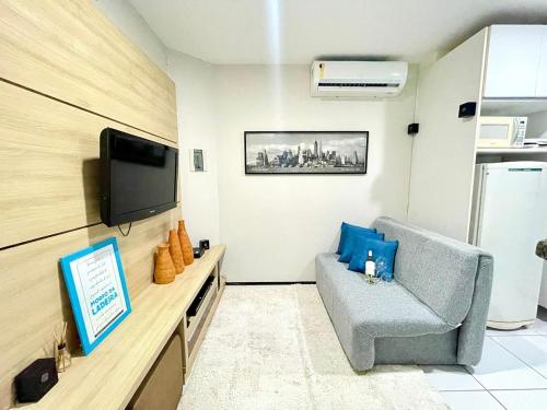 Televisyen dan/atau pusat hiburan di Apartamento com localização privilegiada em São Luís