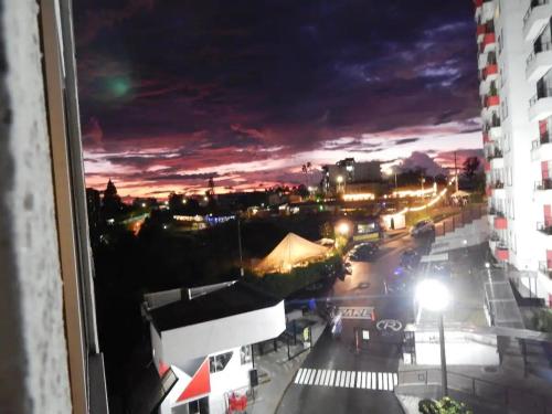 Bygningen som lejligheden ligger i